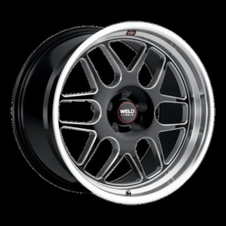 Weld Solana 18x8 / 5x120.65 BP / ET0 / 78.1mm Bore - Gloss Black MIL DIA Wheel