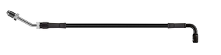 Goodridge 58in Universal Clutch Line w/Black Zinc Fittings & Black Hose - 90Deg Banjo w/M10 Fitting