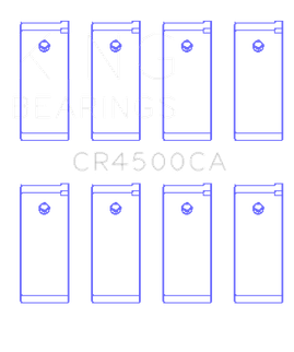 King Engine Bearings Nissan Yd22/Yd25 (Size +0.50mm) Connecting Rod Bearing Set