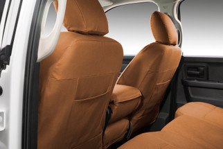 Covercraft 19-24 Dodge Ram 1500 Carhartt PrecisionFit Custom Second Row Seat Covers - Brown