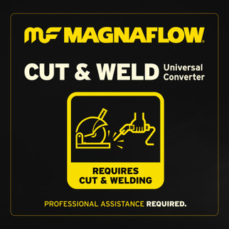 MagnaFlow 2.25in. Spun CA Universal Converter
