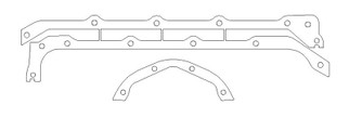 Cometic Pontiac 350/400/428/455 V8 .094in Fiber Oil Pan Gasket Kit