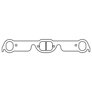 Cometic Pontiac 326-455 CI V8 .043in Copper Exhaust Manifold Gasket Set - 2.000in x 1.550in D-Ports