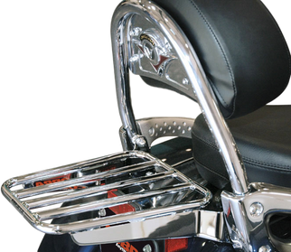 Solo Luggage Rack Tube Chrome Fits Oem Backrest Kaw Vn1700