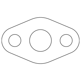 Cometic Ford 59A Flathead V8 .031in Fiber Oil Pump Screen Cover - 1945-1948