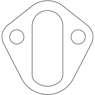 Cometic Ford Flathead V8 8BA/8CM .031in Fiber Fuel Pump Mount Gasket - 1948-1953