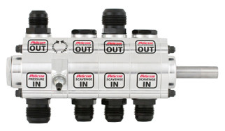 Peterson Fluid Systems R4 4-Stage Oil Pump - Left Side Mount - HV - Rear Drive Drag