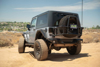 DV8 07-18 Jeep Wrangler JK Body Mounted Tire Carrier