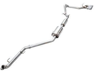 AWE Tuning Exhaust for 4th Gen Toyota Tacoma Dual Chrome Silver Tips