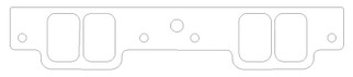 Cometic Chevy Gen-1 Small Block V8 .059in CFM-20 Intake Manifold Gasket Set - Brodix GB 2000 Heads
