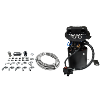 DeatschWerks X3 Series Fuel Pump Module w/ Triple DW400 Pumps/PTFE Plumbing Kit 11-24 Ford Mustang
