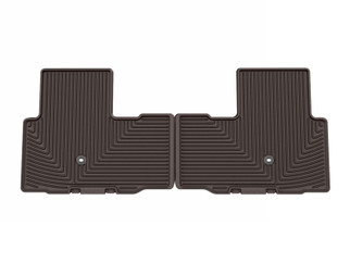 WeatherTech 23-25 Honda Pilot Rear All-Weather Floor Mats - Cocoa