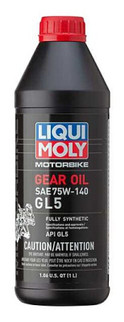 LIQUI MOLY 1L Motorbike Gear Oil (GL5) SAE 75W140