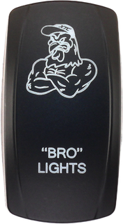 Dash Switch Rocker Face Bro Lights