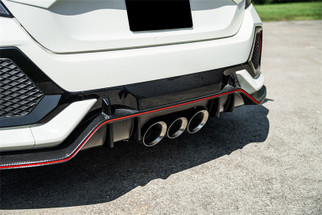Corsa 2017-2021 Honda Civic Type R 3in Cat Back Exhaust - Polished Pro-Series Tri 4.5in Tip (Xtreme)