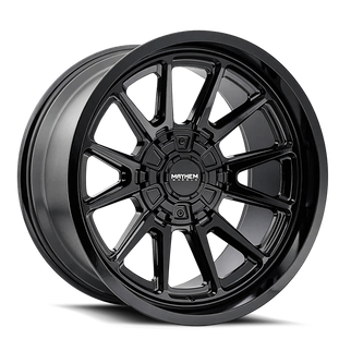 Mayhem 8116 Intrepid 18x9 6-135/6x139.7 -12mm Offset 106mm Hub - Gloss Black