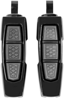 Kuryakyn Enygma Pegs With Adapter- Gloss Black