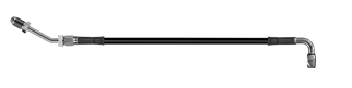 Goodridge 74in Universal Clutch Line w/SS Fittings & Black Hose - 90Deg Banjo w/M10 Fitting