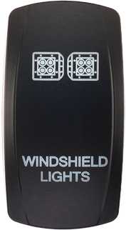 Dash Switch Rocker Face Windshield Light