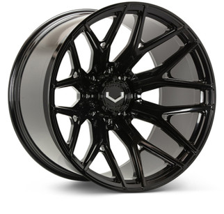 Vossen VFX-03 20x10 - 8x170 - ET18 - Super Deep - 125.1 - Gloss Black Wheel