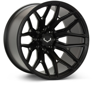 Vossen VFX-03 24x12 - 8x165.1 - ET44 - Ultra Deep - 125.1 - Satin Black Wheel
