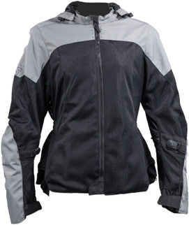 Speed and Strength Starstruck Mesh Jacket Grey/Black Womens - Medium
