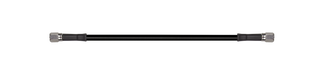 Goodridge 22in Universal Brake Line Assembly w/SS Fittings & Black Hose