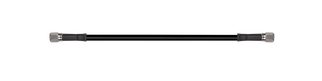 Goodridge 15in Universal Brake Line Assembly w/SS Fittings & Black Hose
