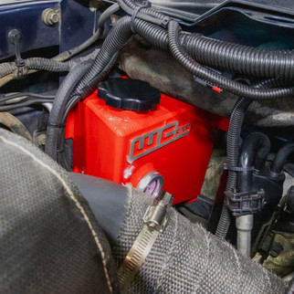 Wehrli 04.5-07 Cummins 5.9L Coolant Tank (OEM Placement) - Bronze Chrome
