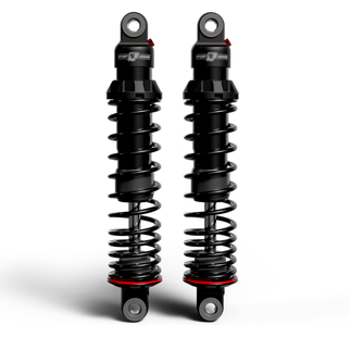 Progressive 93-24 Harley-Davidson Touring 494 Series Shocks 12.0in Bushing - Black
