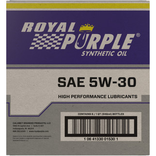 Royal Purple Premium Synthetic High Performance Multi-Grade 5W30 Motor Oil - 1 Quart
