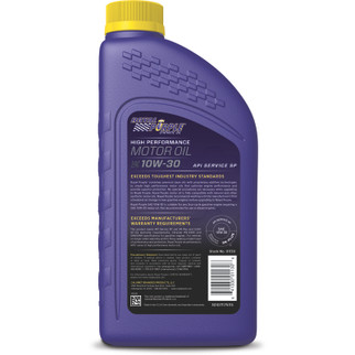 Royal Purple Premium Synthetic High Performance Multi-Grade 10W30 Motor Oil - 1 Quart