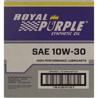 Royal Purple Premium Synthetic High Performance Multi-Grade 10W30 Motor Oil - 1 Quart