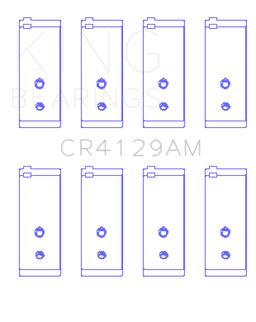 King Engine Bearings Toyota 18R/21R (Size +0.50mm) Connecting Rod Bearing Set