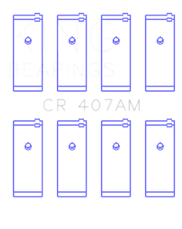 King Engine Bearings Nissan CA16DE/CA18DE/CA18ET/CA20E/CA20S/CD17 (Size +1.0mm) Conrod Bearing Set