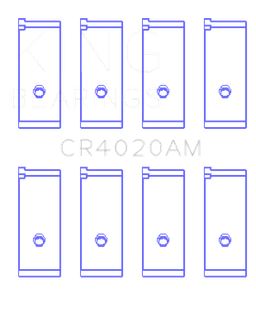 King Engine Bearings Suzuki G-13 (Size +0.50mm) Connecting Rod Bearing Set