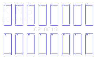 King Engine Bearings Ford 281Ci/330Ci (Size +0.75mm) Connecting Rod Bearing Set