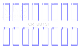 King Engine Bearings Ford 281Ci/330Ci (Size +0.25mm) Connecting Rod Bearing Set