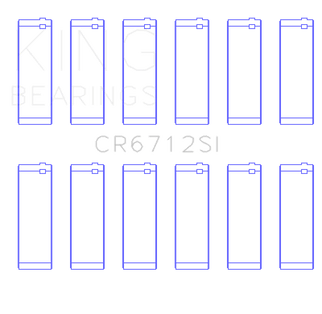 King Engine Bearings Ford V6 Triton/Ohv (Size +0.25mm) Connecting Rod Bearing Set