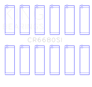 King Engine Bearings Chevrolet/Jeep 173Ci 2.8L (Size +0.25mm) Connecting Rod Bearing Set