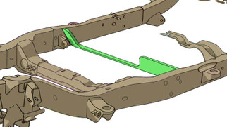 Rust Buster Avalanche/Suburban/Yukon Front Frame Support Crossmember