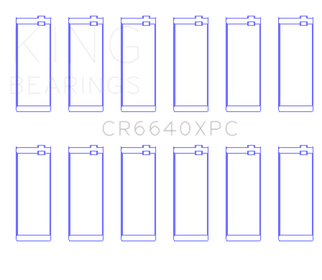 King Engine Bearings BMW M20/M50 2.0L/2.5L/2.7L (Size +0.25mm) Connecting Rod Bearing Set