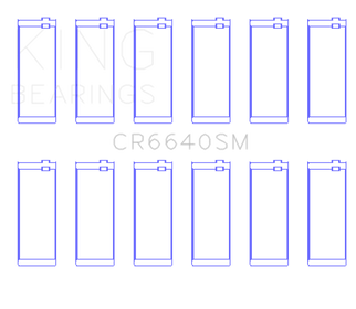 King Engine Bearings BMW M20/M60 (Size +0.75mm) Connecting Rod Bearing Set