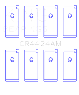 King Engine Bearings Datsun J15/(Size +1.0mm) Connecting Rod Bearing Set