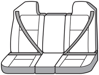 Covercraft 1998-02 Dodge Ram Carhartt SeatSaver Custom Front Row Seat Covers - Gravel