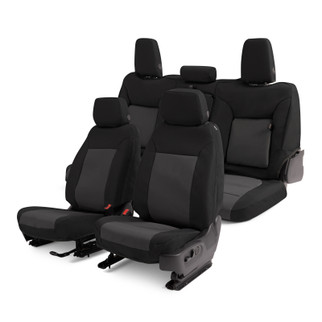 Covercraft 19-24 Nissan Altima Endura PrecisionFit Custom Second Row Seat Covers - Black/Charcoal