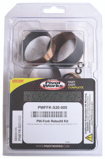 Pivot Works 16-18 Suzuki RMZ250 Fork Rebuild Kit - W/Bushings & Seals