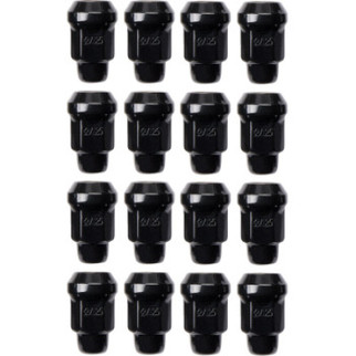 ITP Lug Nuts (Box of 16) - 12x1.25 60 Deg Taper / 17mm Head - Black