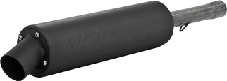 Single Slip-on System W/ Utility Muffler Blk Suz