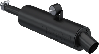 Single Slip-on System W/ Utility Muffler Blk Can